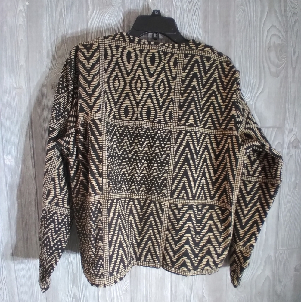 Chico's Design button down blazer jacket - Picture 6 of 10